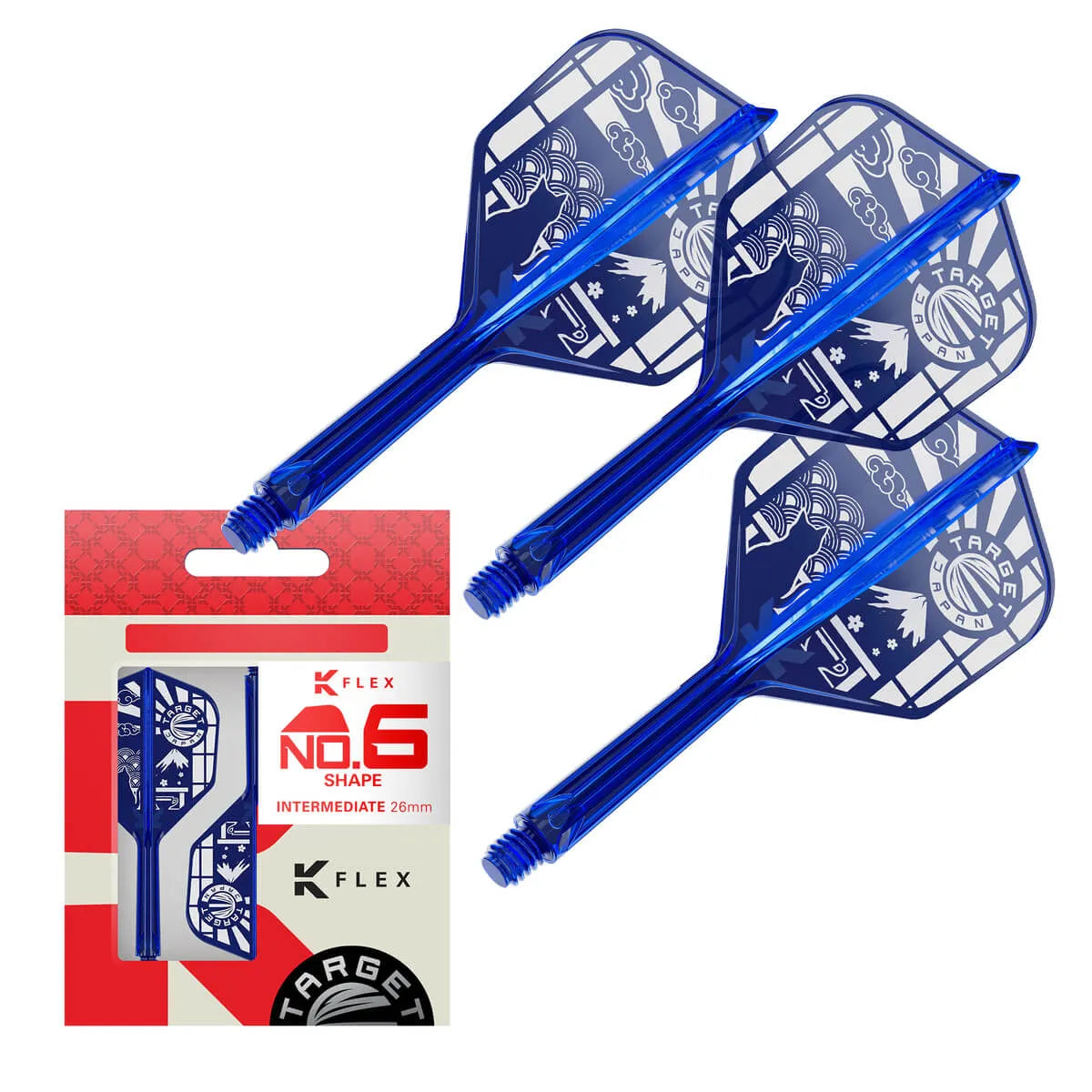 Target Japan 2026 Limited Edition K-Flex Flight System No6-8-Intermediate-Premier Darts