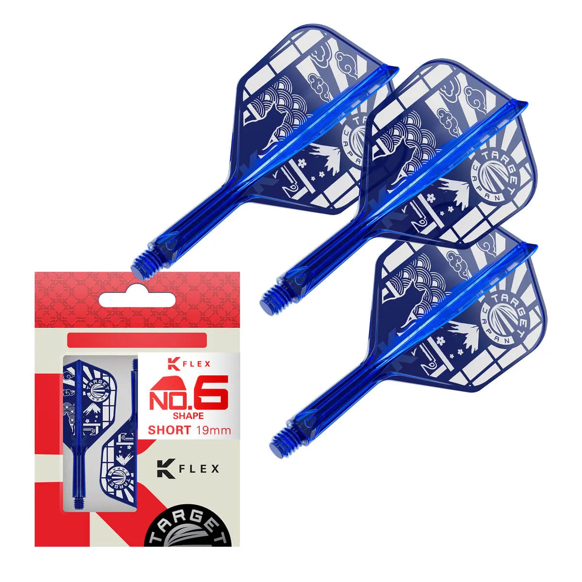 Target Japan 2026 Limited Edition K-Flex Flight System No6-7-Short-Premier Darts