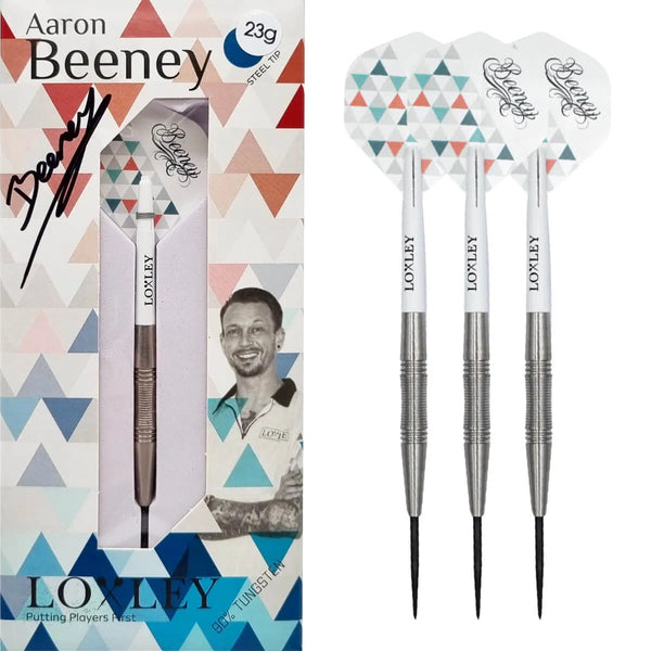 Loxley Aaron Beeney Gen 2 90% Tungsten Steel Tip Darts - Signed Edition-1-22 GRAM-Premier Darts