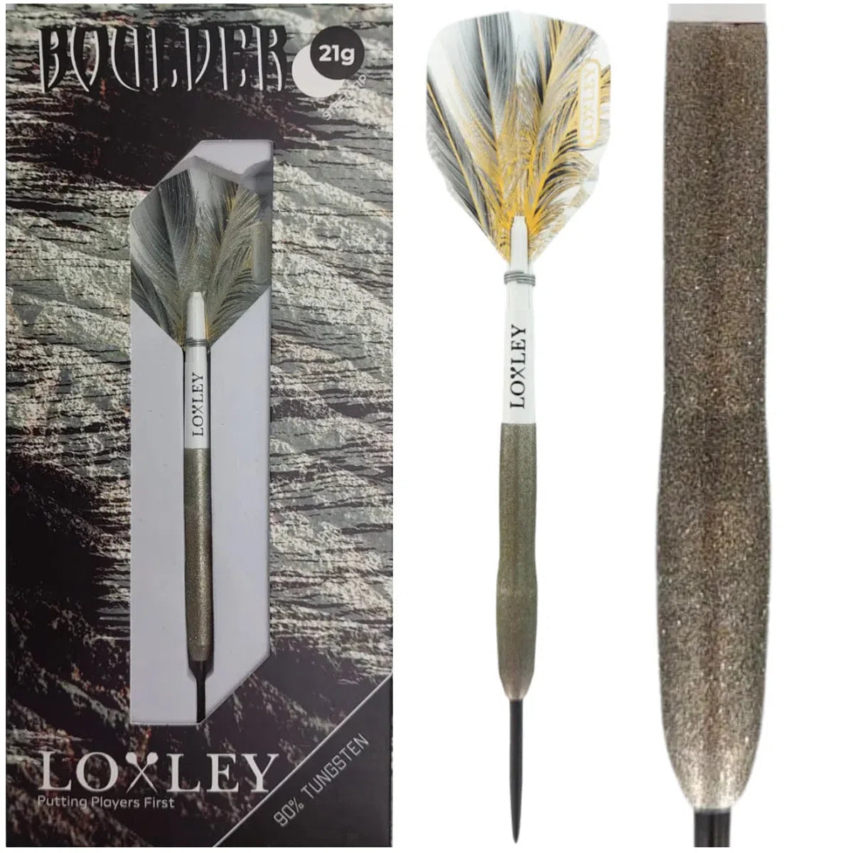 Loxley Boulder 90% Tungsten Steel Tip Darts