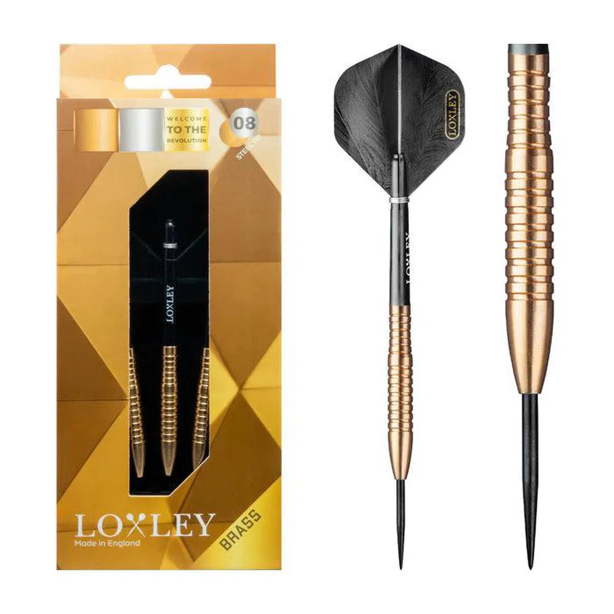 Loxley CuZN 08 Steel Tip Brass Darts