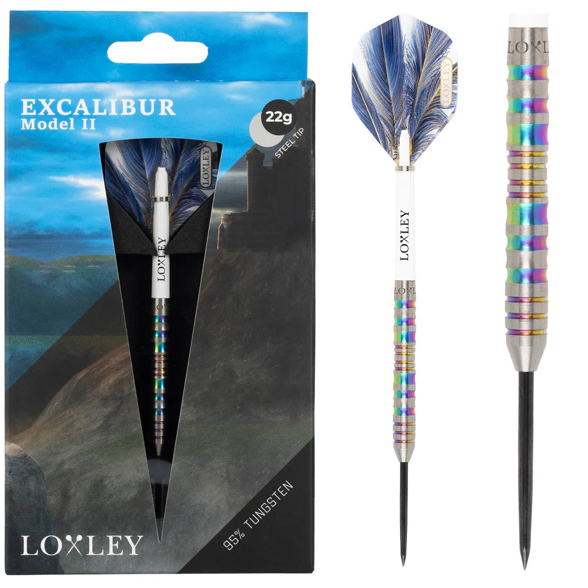 Loxley Excalibur Model 2 95% Tungsten Steel Tip Darts