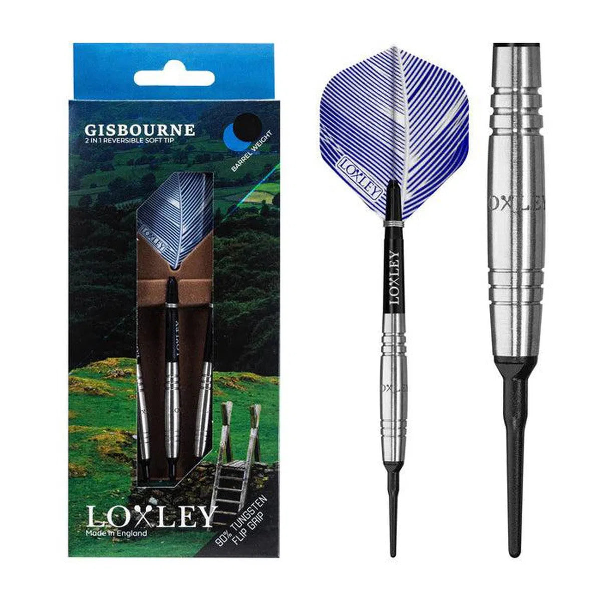 Loxley Gisbourne 90% Tungsten Soft Tip Darts