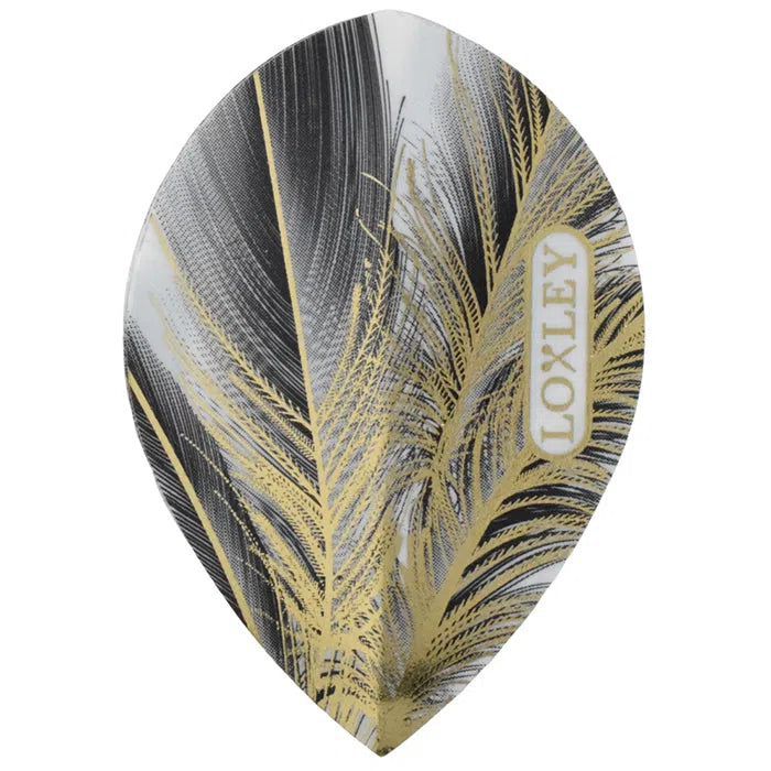 Loxley Gold Feather Flights Pear