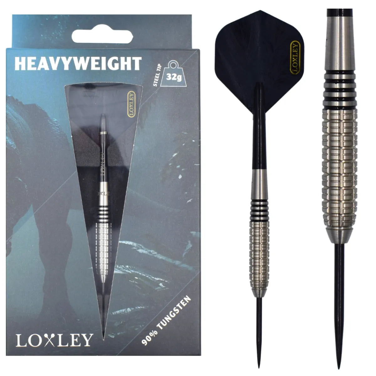 Loxley Heavyweight 90% Tungsten Steel Tip Darts