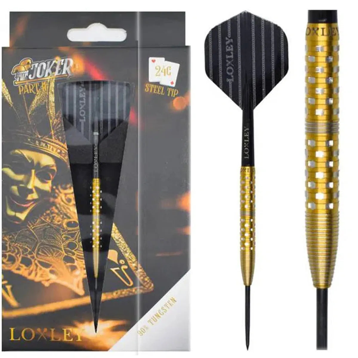 Loxley Joker Part II 90% Tungsten Steel Tip Darts