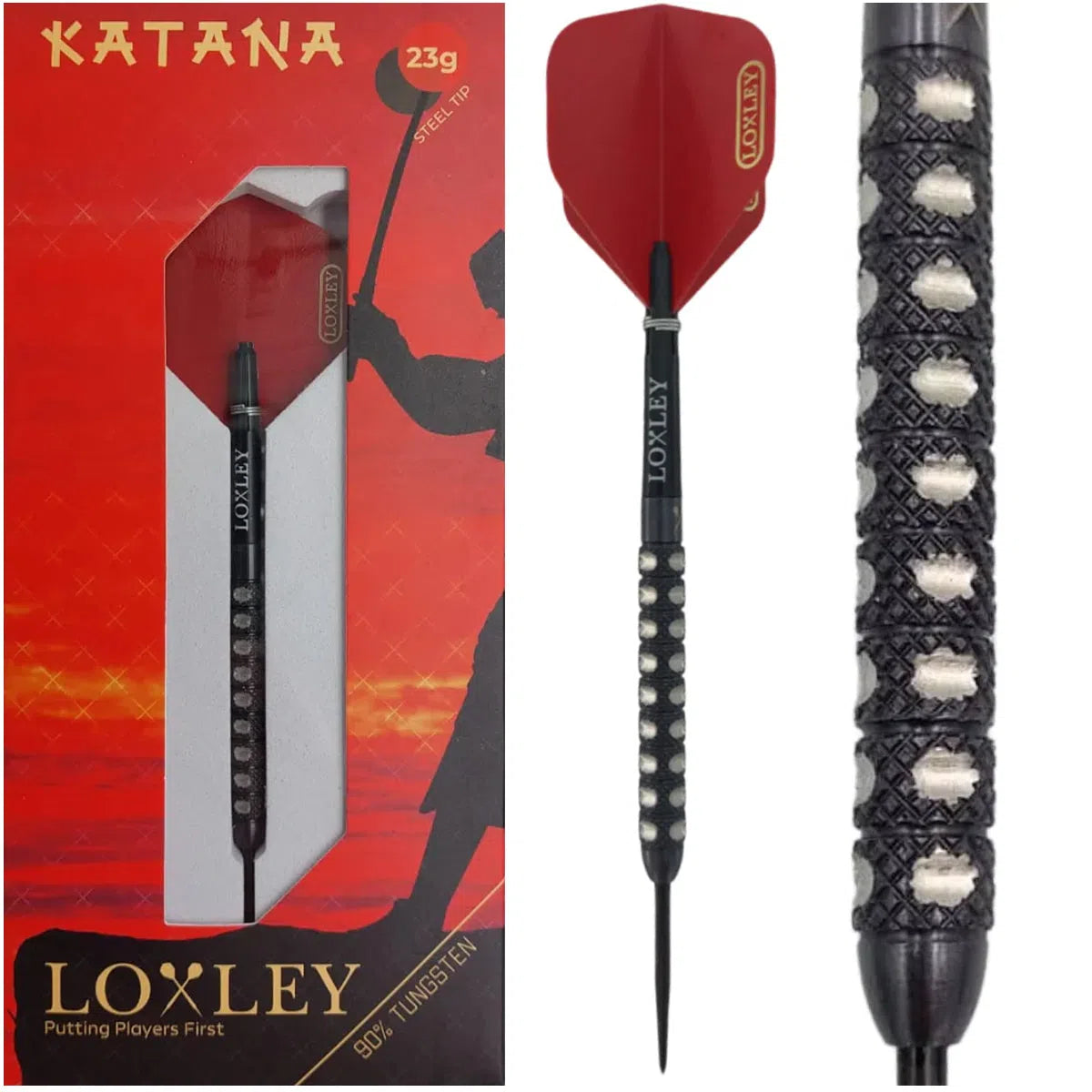 Loxley Katana 90% Tungsten Steel Tip Darts