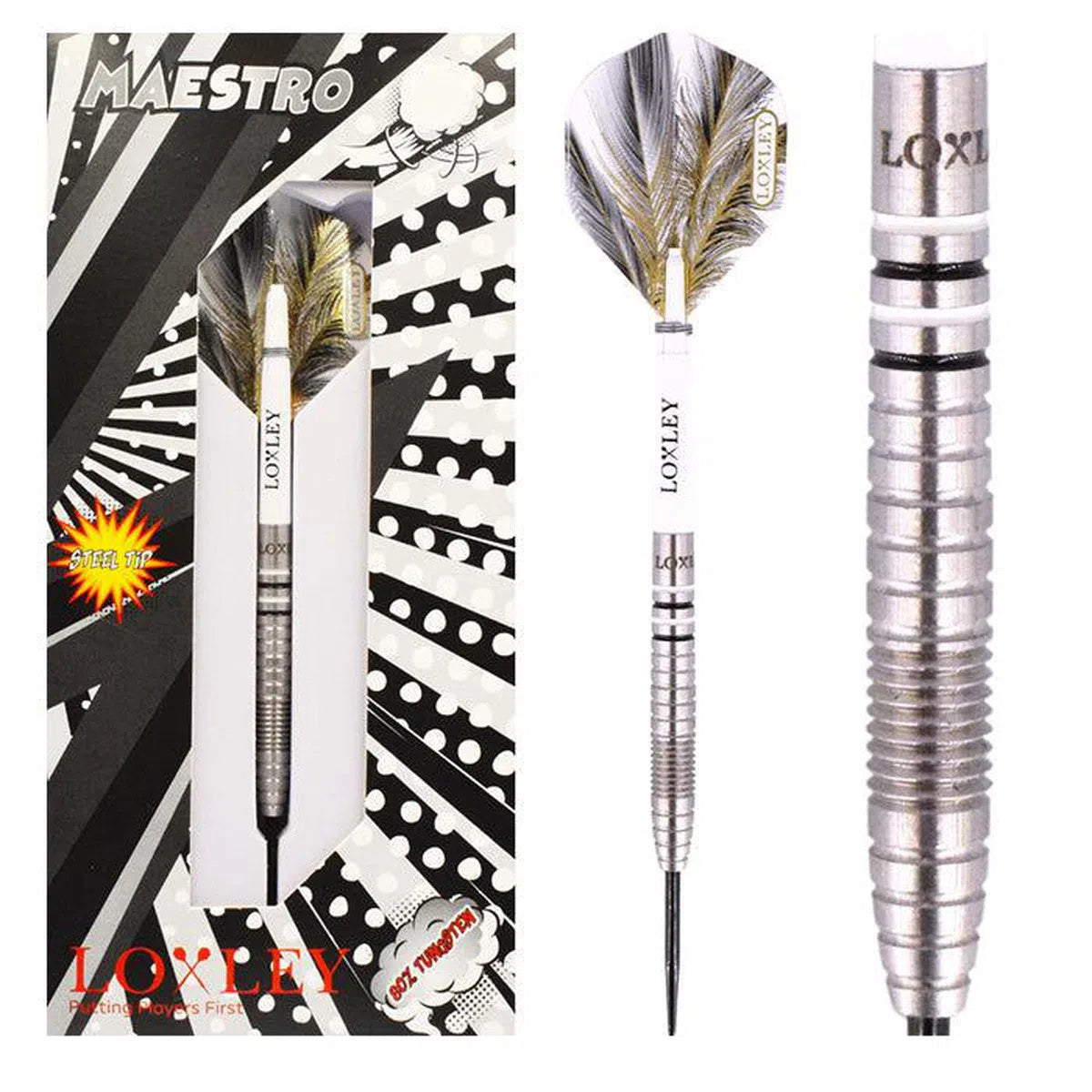 Loxley Maestro 80% Tungsten Steel Tip Darts