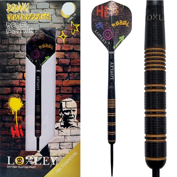 Loxley Ronny Huybrechts 'Rebel Edition' 90% Tungsten Steel Tip Darts-1-21 GRAM-Premier Darts
