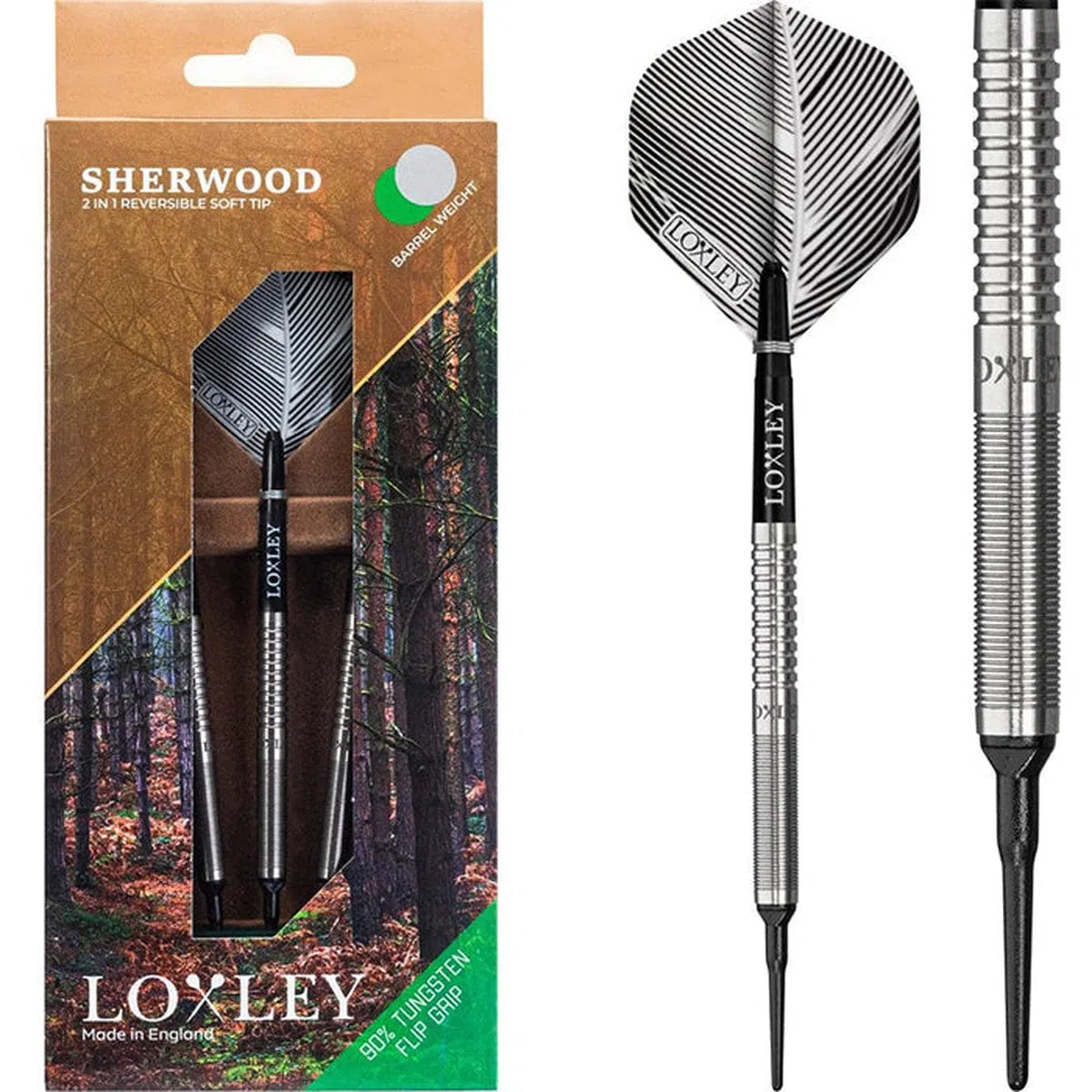 Loxley Sherwood 90% Tungsten Soft Tip Darts