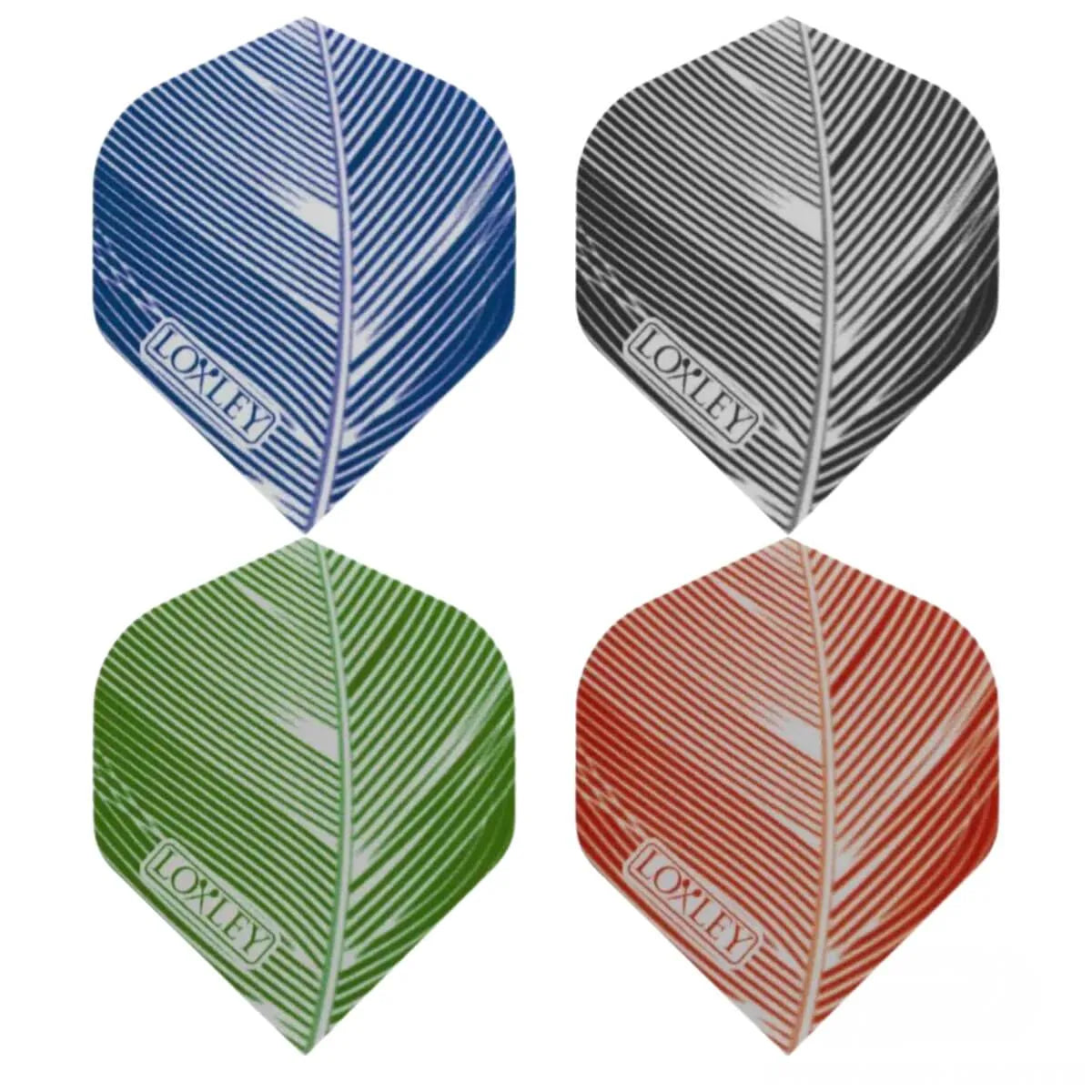 Loxley Feather Standard Flights No2-1-Blue-Premier Darts