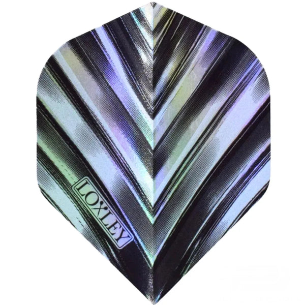 Loxley Silika Rainbow Feather Flights No2-1-Premier Darts