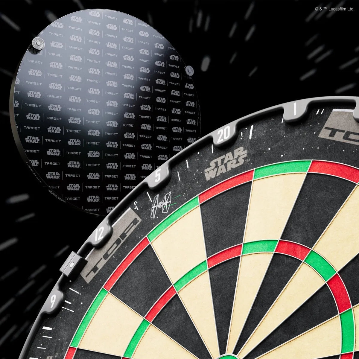 Target Darts Millennium Falcon Surround and TOR Board Bundle