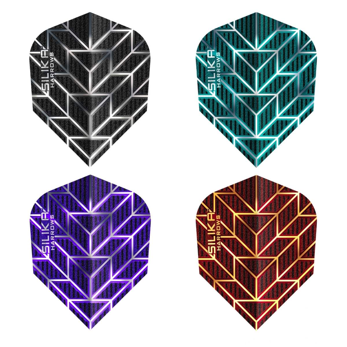 Harrows Monarch Silika Standard Flights-1-Jade-Premier Darts