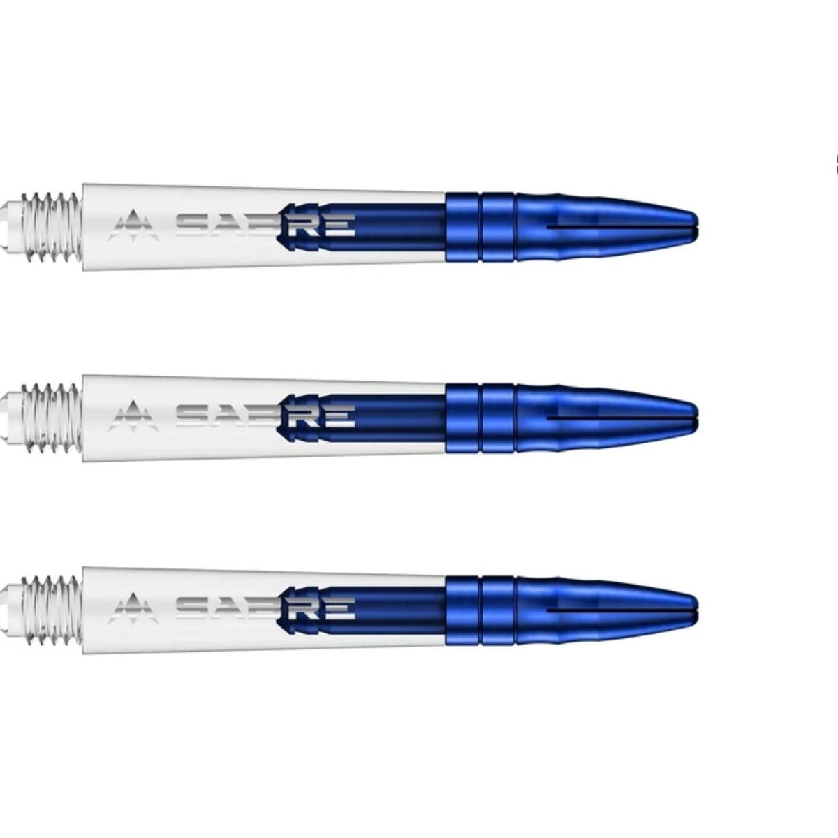 Mission Sabre Polycarbonate Shafts Clear - Blue Top