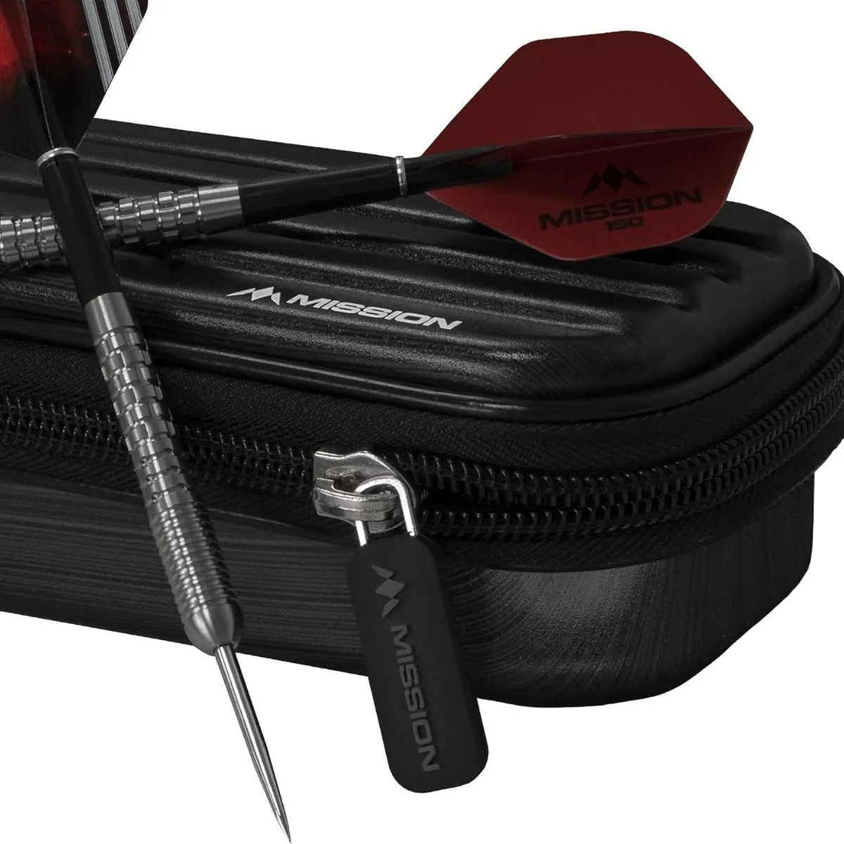 Mission ABS 1 Metallic Darts Case-3-Black-Premier Darts