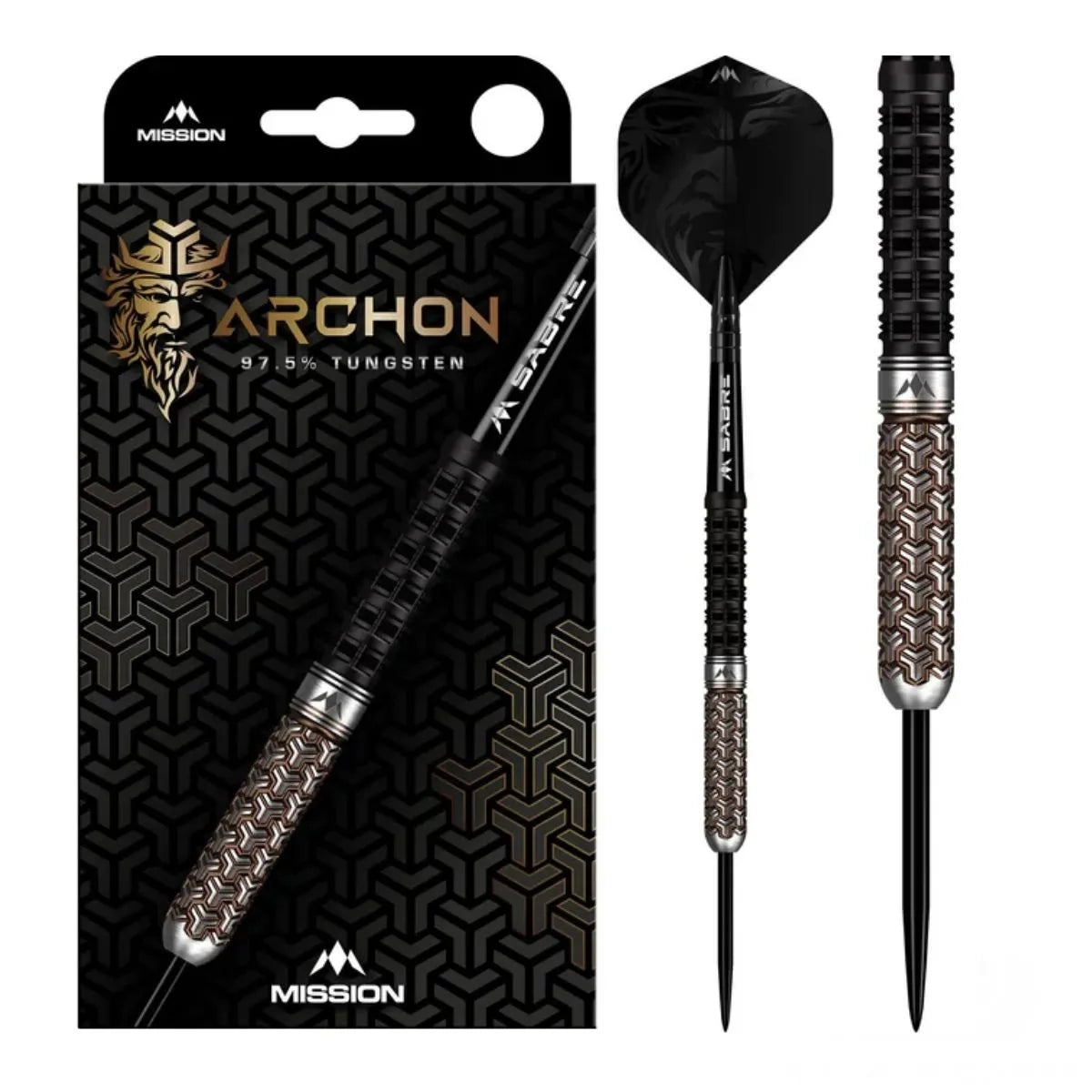 Mission Archon 97.5% Tungsten Steel Tip Darts-1-22 GRAM-Premier Darts