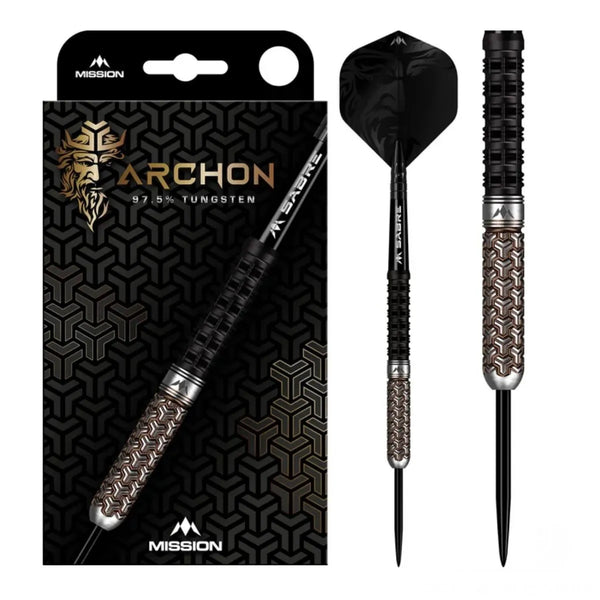 Mission Archon 97.5% Tungsten Steel Tip Darts-1-22 GRAM-Premier Darts