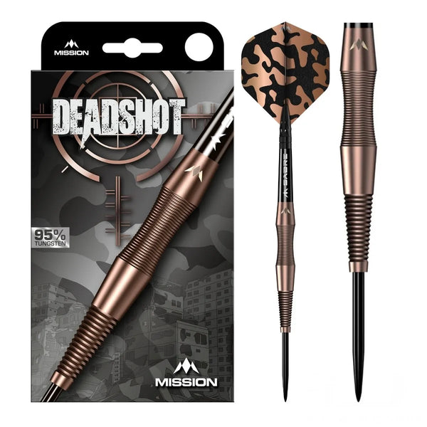 Mission Dead Shot 95% Tungsten Steel Tip Darts-1-21 GRAM-Premier Darts