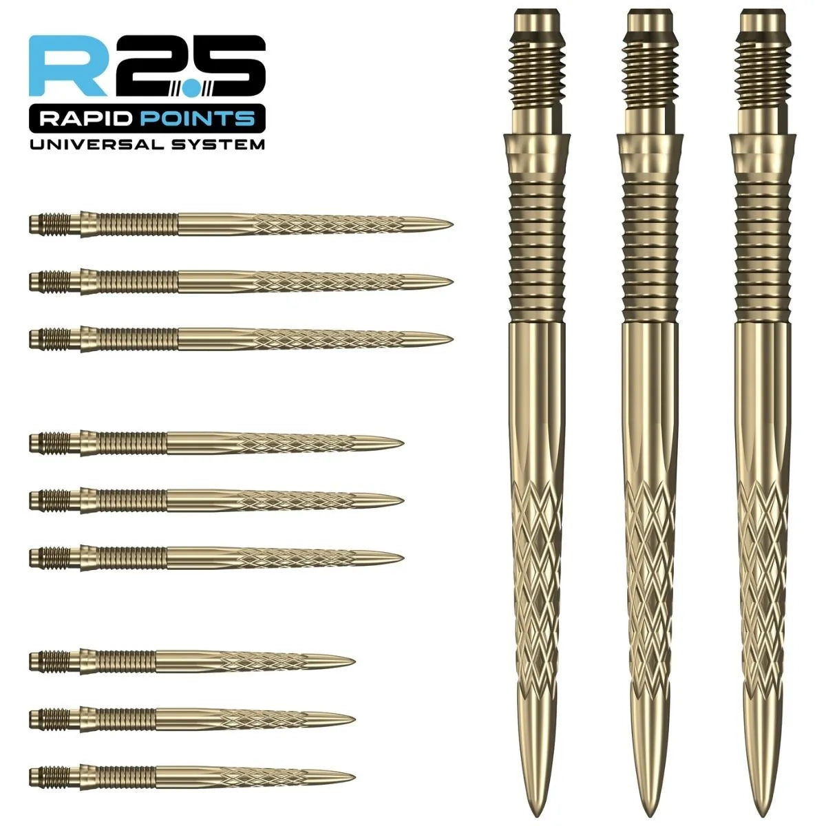 Mission R2.5 Rapid Dart Points - DSX-8-Gold-30mm-Premier Darts