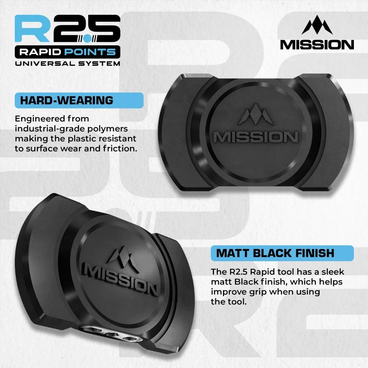 Mission R2.5 Rapid Points Tool-4-Premier Darts
