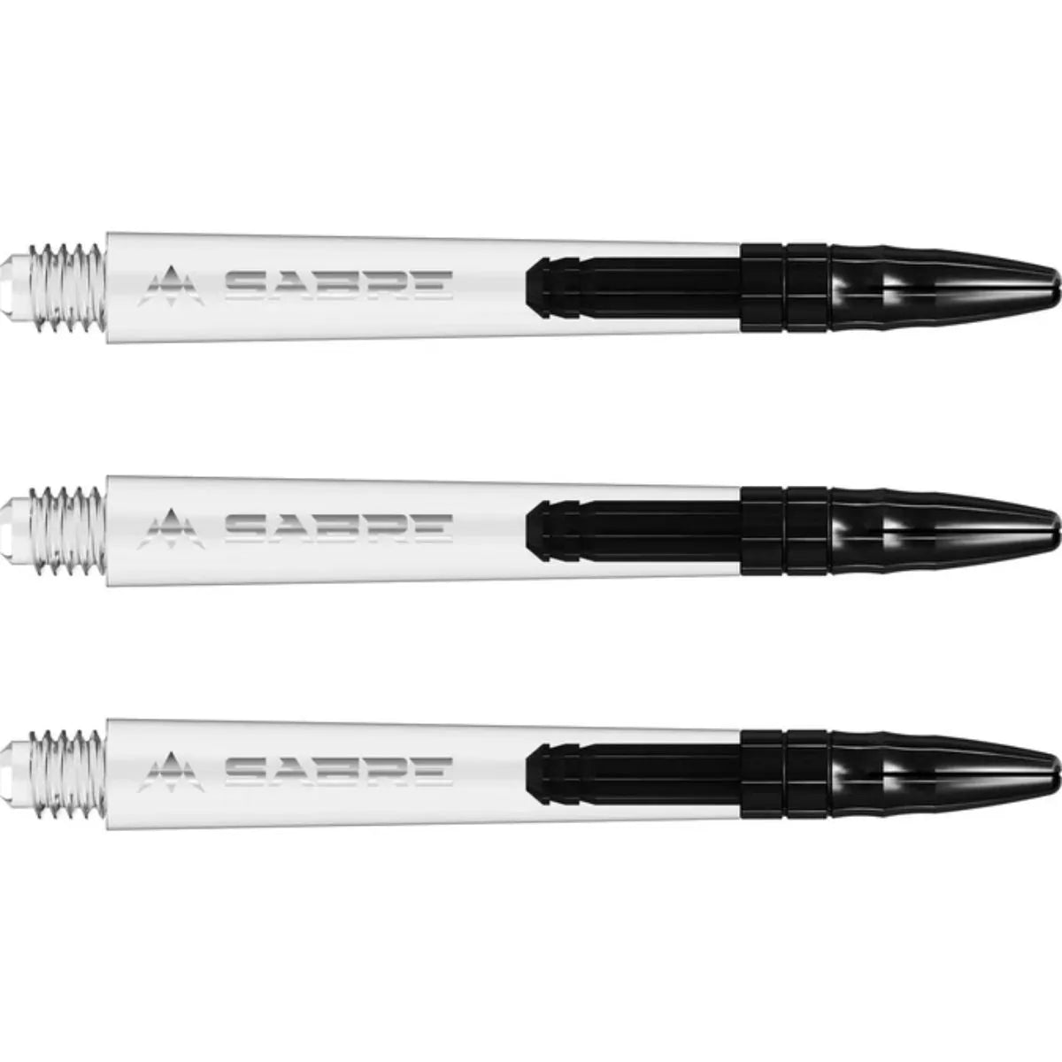Mission Sabre Polycarbonate Shafts - Black Top-10-Clear-Medium-Premier Darts