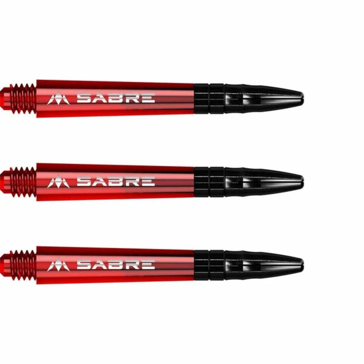 Mission Sabre Polycarbonate Shafts - Black Top-21-Red-Tweenie-Premier Darts