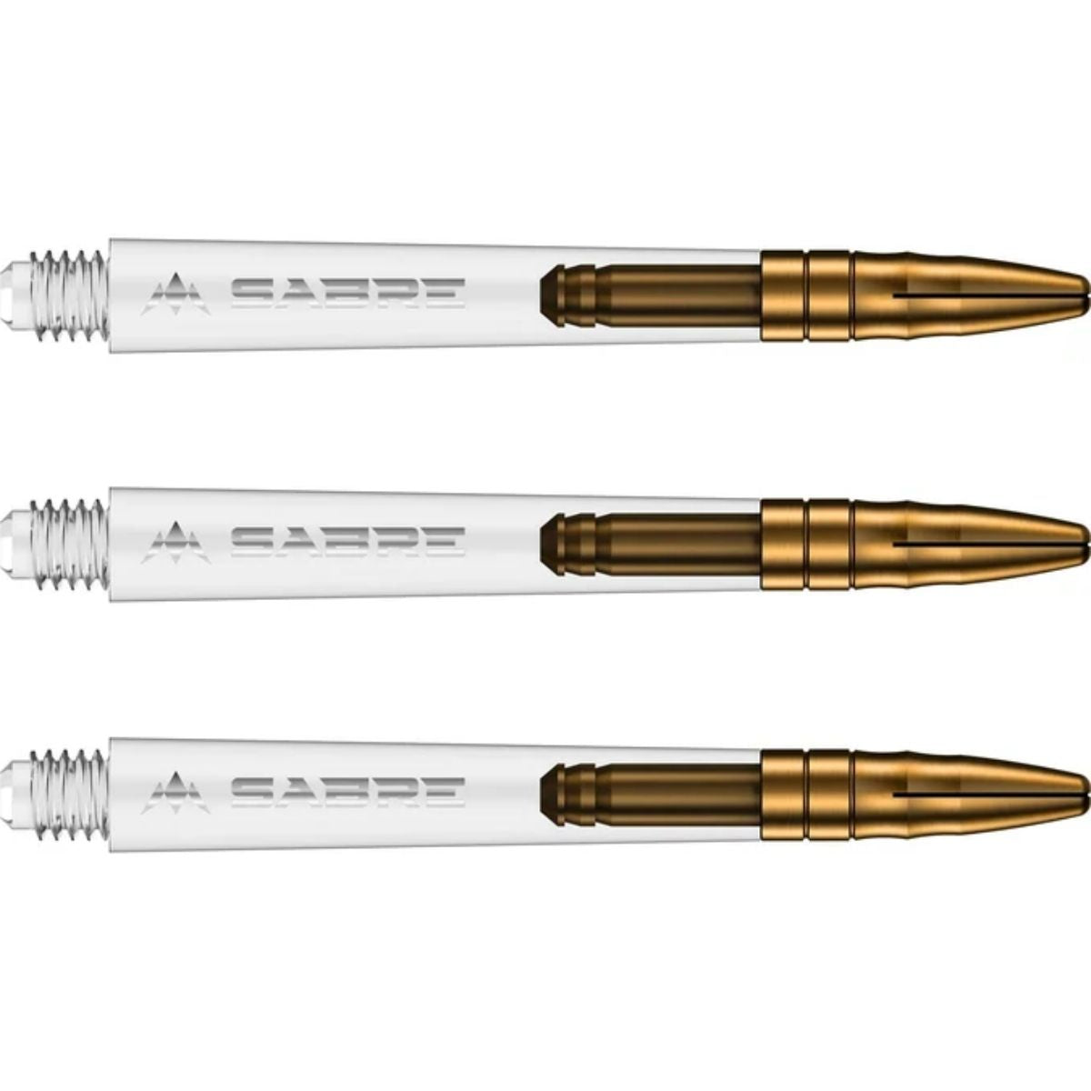Mission Sabre Polycarbonate Shafts Clear - Gold Top