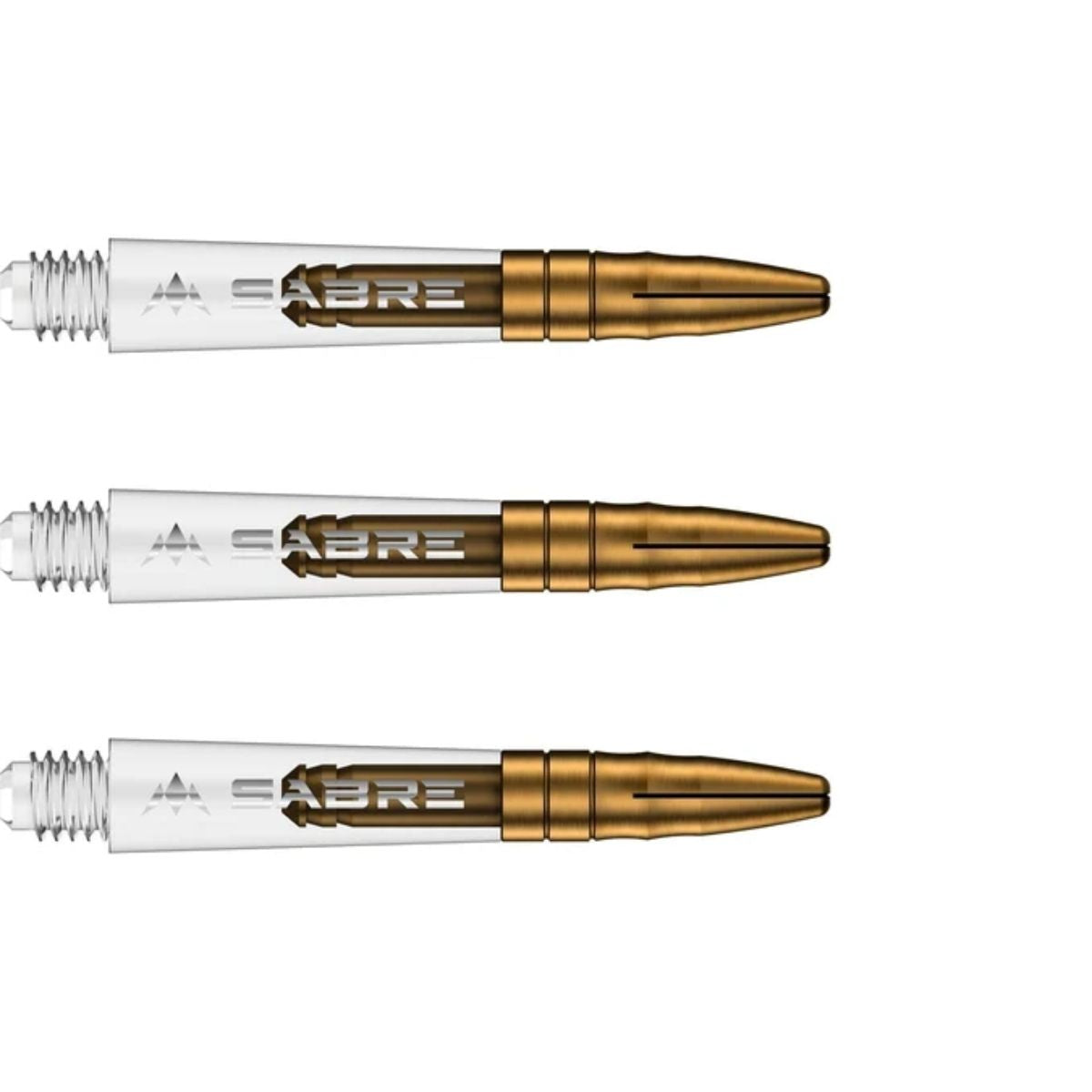 Mission Sabre Polycarbonate Shafts Clear - Gold Top