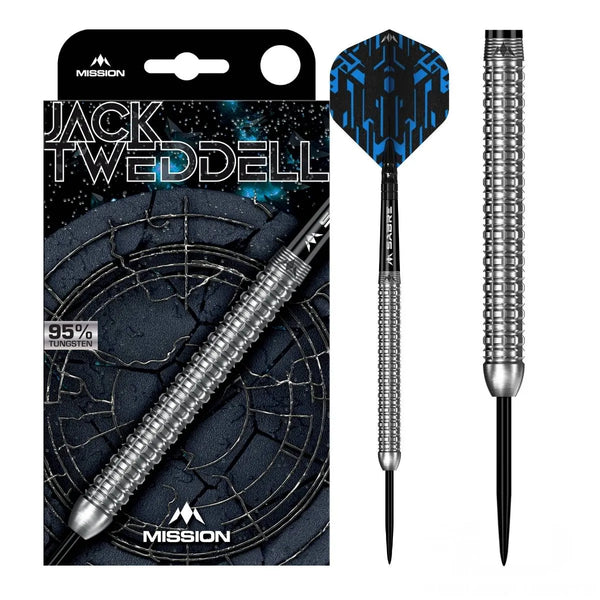 Mission Jack Tweddell 95% Tungsten Steel Tip Darts-1-22 GRAM-Premier Darts