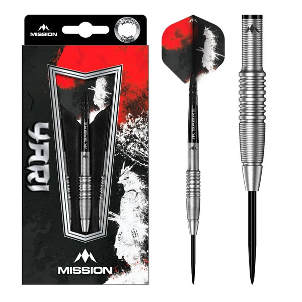 Mission Yari 90% Tungsten Steel Tip Darts-1-22 GRAM-Premier Darts