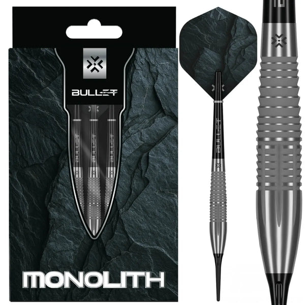 Bullet Monolith 90% Tungsten Soft Tip Darts-1-20 GRAM-Premier Darts