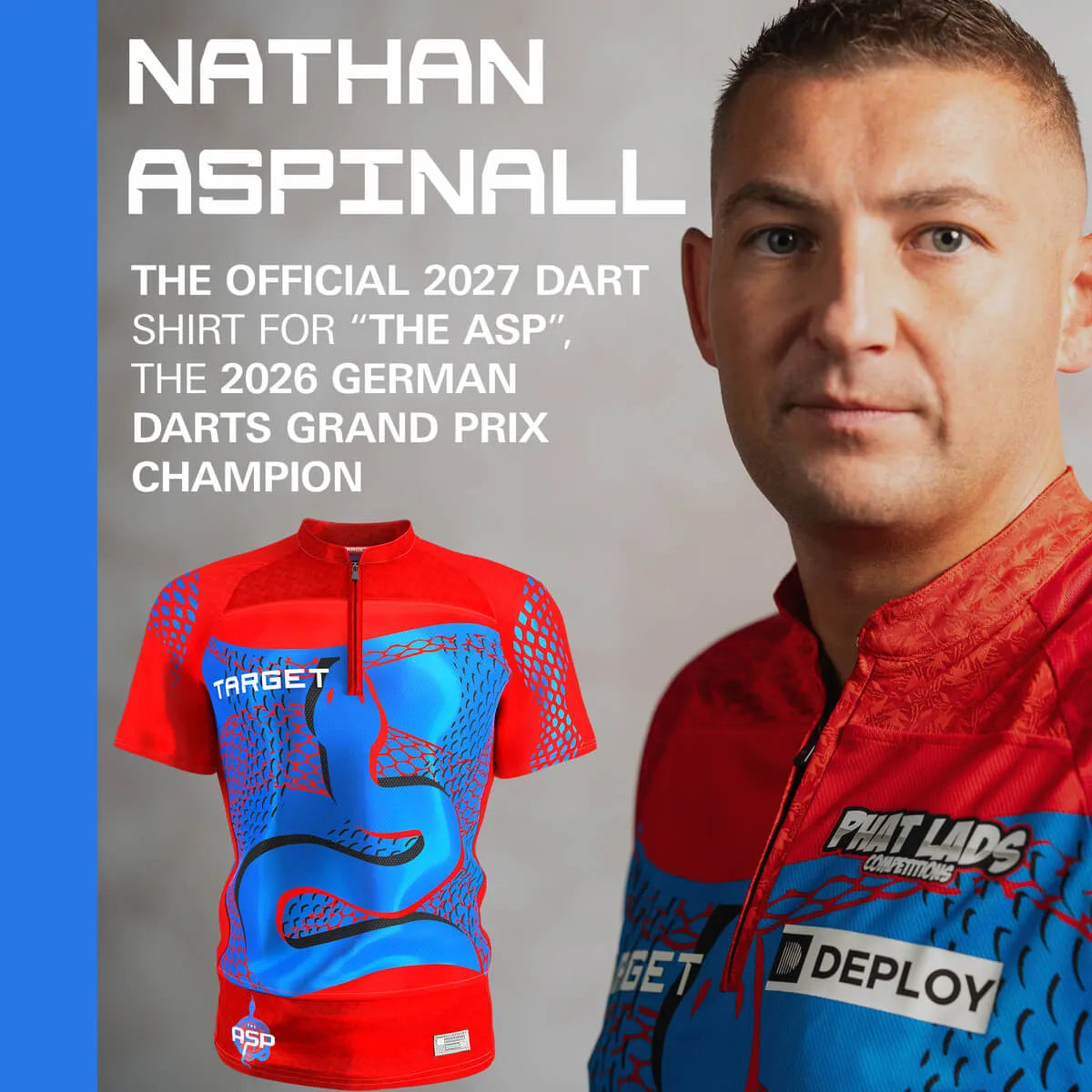 Target Darts Nathan Aspinall 2027 Player Shirt-3-8 Years-Premier Darts