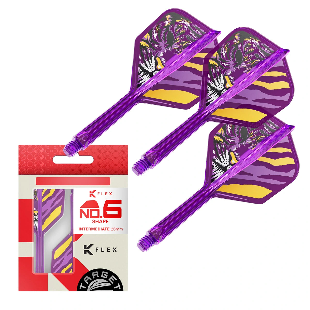Target Japan Endeavour K-Flex Flight System No6-6-Intermediate-Premier Darts