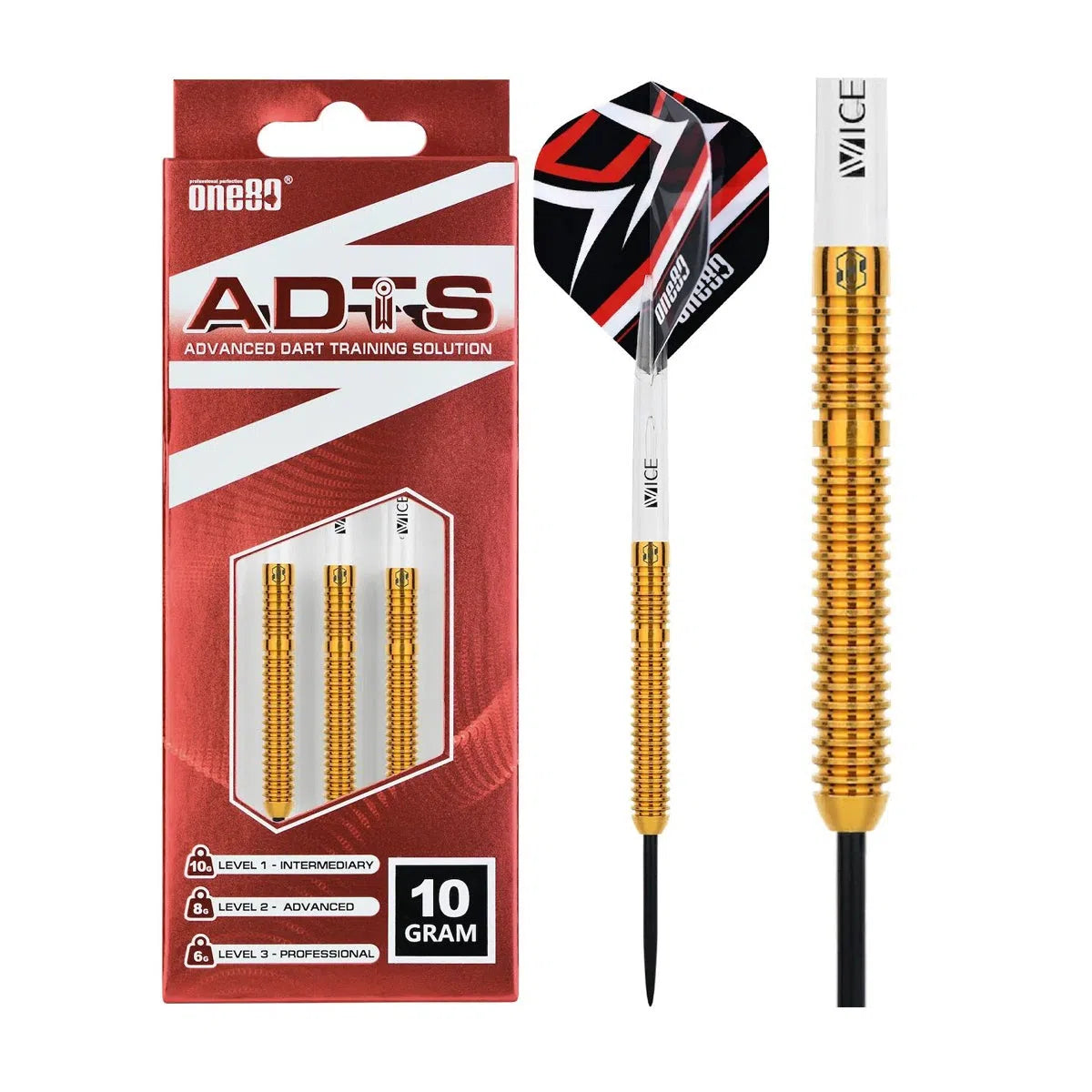 One80 ADTS Brass Steel Tip Darts