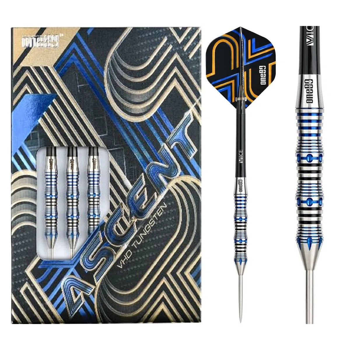 One80 Ascent 02 90% Tungsten Steel Tip Darts