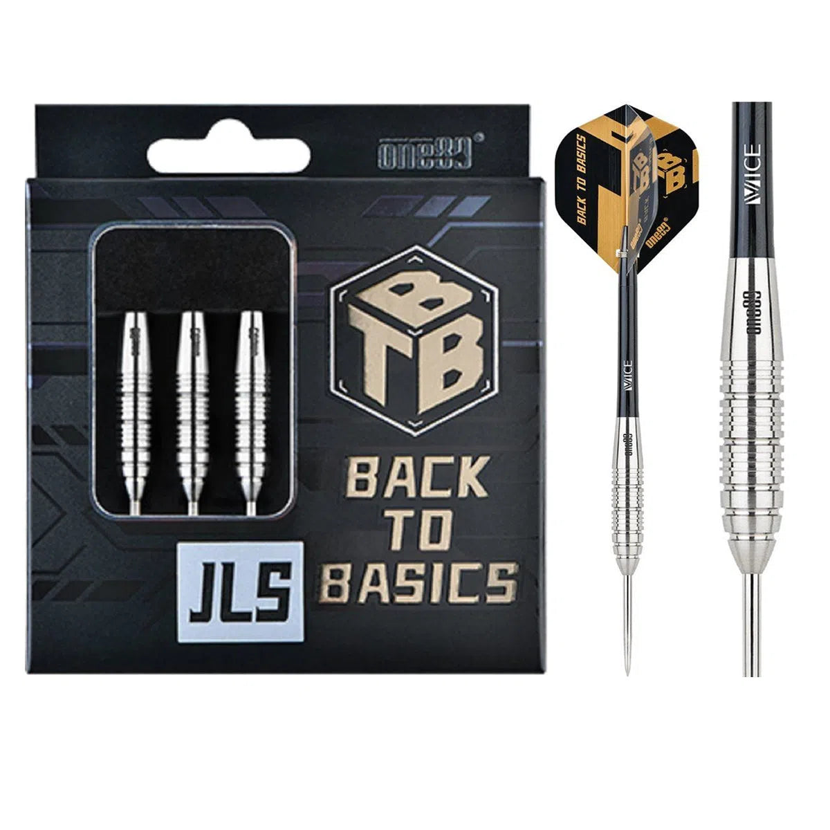 One80 Back To Basics JLS 90% Tungsten Steel Tip Darts