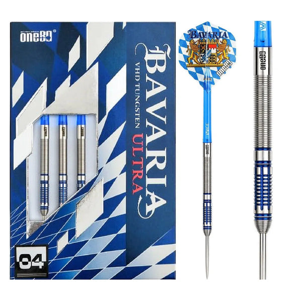 One80 Bavaria Ultra 04 90% Tungsten Steel Tip Darts-1-21 GRAM-Premier Darts