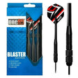 One80 Blaster Black Brass Steel Tip Darts