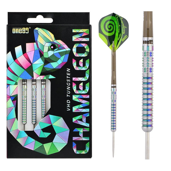 One80 Chameleon Allira 90% Tungsten Steel Tip Darts-1-22 GRAM-Premier Darts