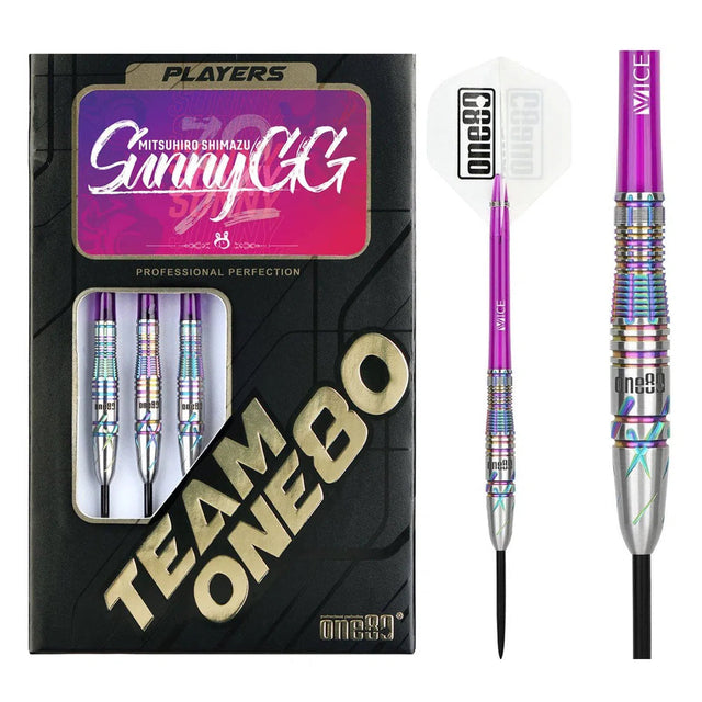 One80 Chameleon Sunny 90% Tungsten Steel Tip Darts