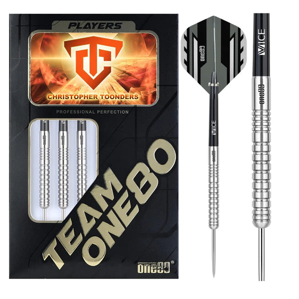 One80 Christopher Toonders 90% Tungsten Steel Tip Darts-1-21 GRAM-Premier Darts