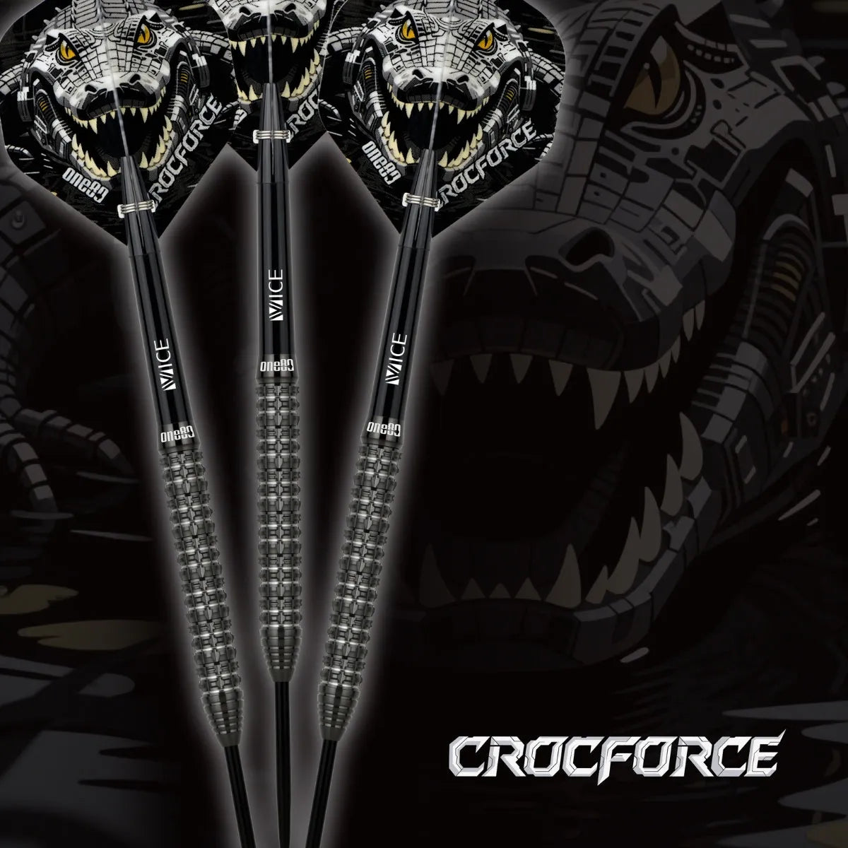 One80 Crocforce CF1 90% Tungsten Steel Tip Darts