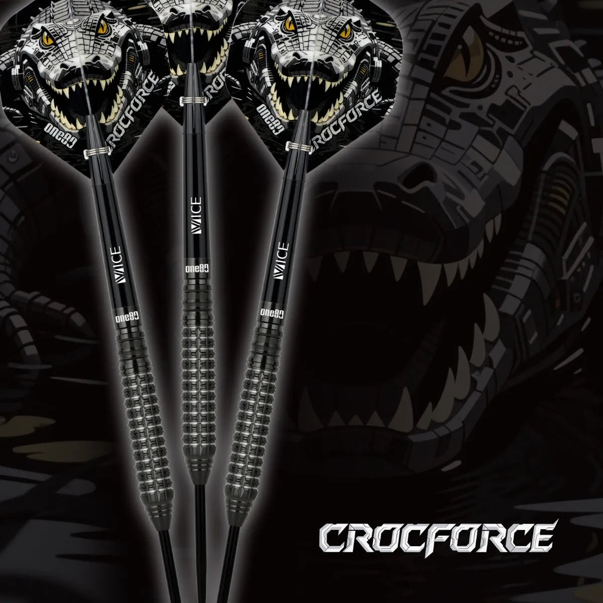 One80 Crocforce CF2 90% Tungsten Steel Tip Darts