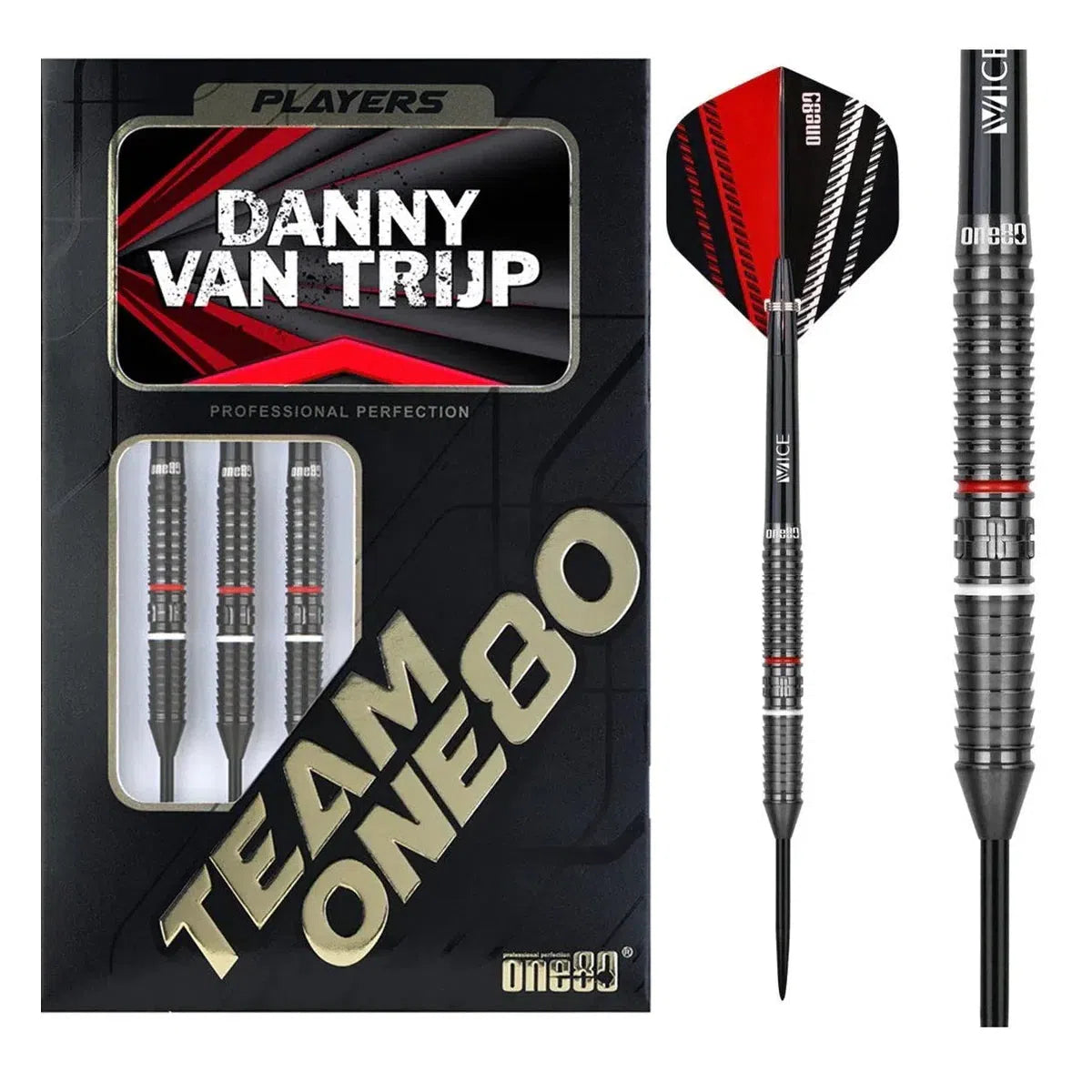 One80 Danny van Trijp 90% Tungsten Steel Tip Darts