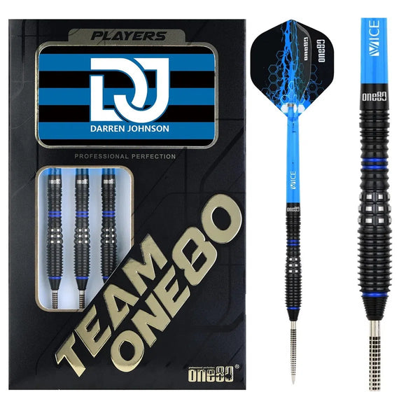 One80 Darren Johnson 90% Tungsten Steel Tip Darts-1-23 GRAM-Premier Darts