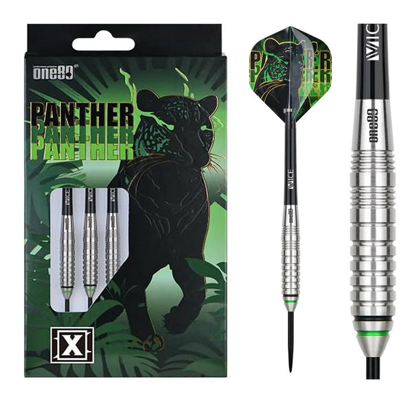 One80 Darts Panther-X 80% Tungsten Steel Tip Darts-1-21 GRAM-Premier Darts
