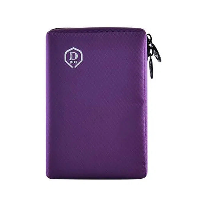 One80 Double D-Box Case-10-Purple-Premier Darts