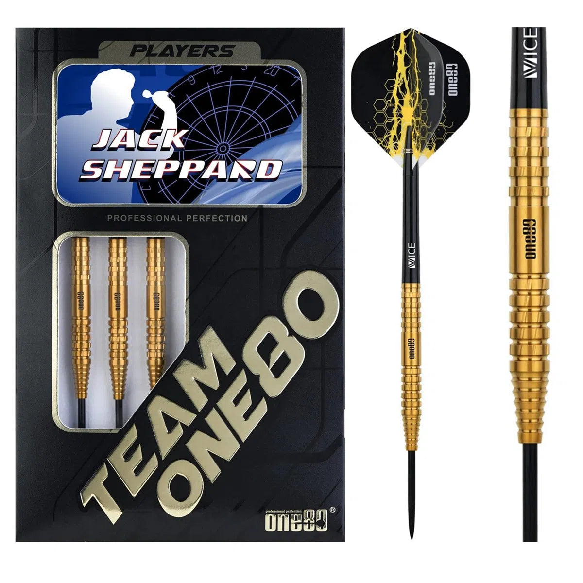 One80 Jack Sheppard 90% Tungsten Steel Tip Darts