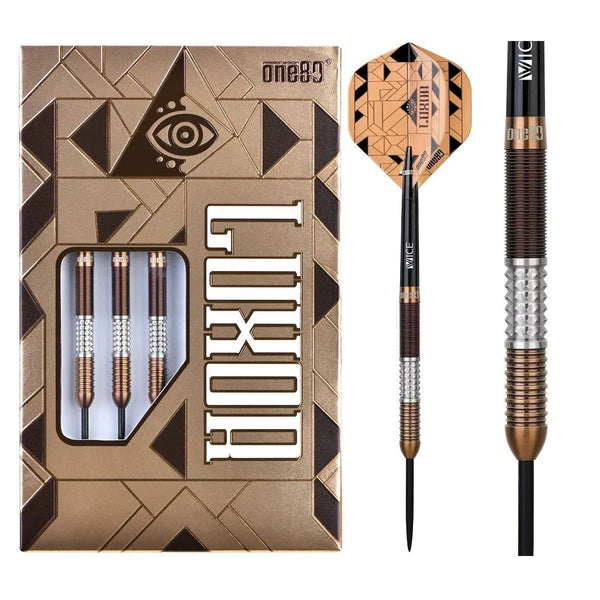 One80 Luxor Beta 90% Tungsten Steel Tip Darts-1-21 GRAM-Premier Darts